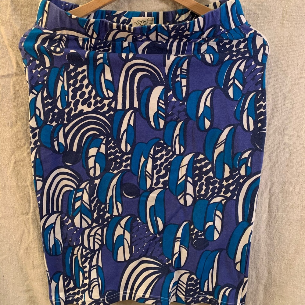 Gravel and Gold Pencil Skirt